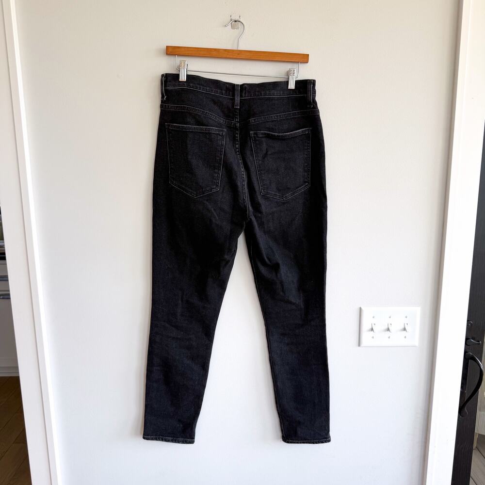 Agolde High Rise Straight Jeans Black 30 - Picture 2 of 6